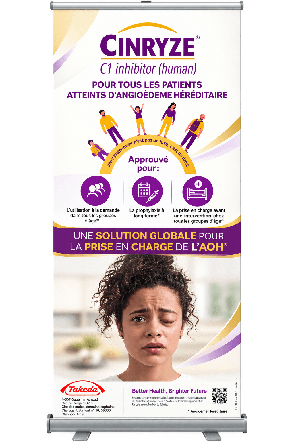 Cinryze roll-up banner — Takeda